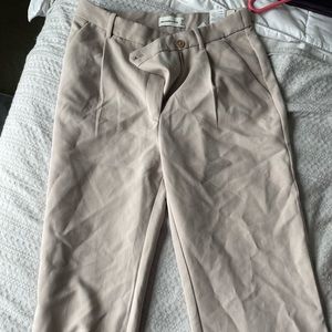 COPY - Abercrombie Sloane Tailored Pant in shade Light Brown